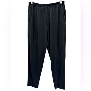 Planet Matte Jersey Knit Slinky Stretchy High Waist Pull On Pants